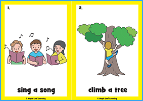 What Can You Do? Song Flashcards