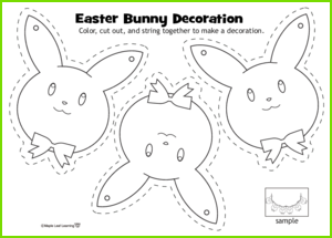 Easter Decoration Activity
