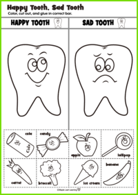 Happy Tooth/Sad Tooth Activity