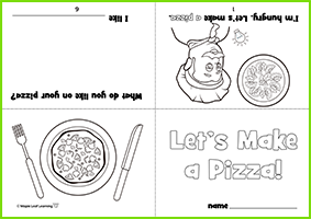 My Pizza Worksheet