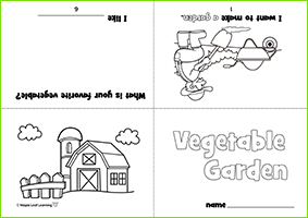 Vegetable Garden Mini-Book