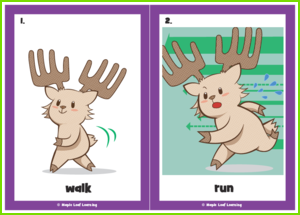 Action Word Flashcards