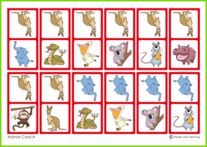 Animal Dominoes Game | Maple Leaf Learning Library