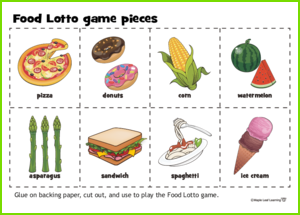 Food Lotto Game