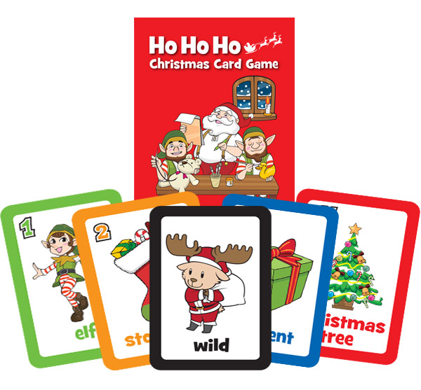 Ho Ho Ho Christmas Card Game Maple Leaf Learning