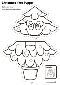 christmas-tree-puppet-craft