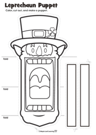 leprechaun-puppet-craft