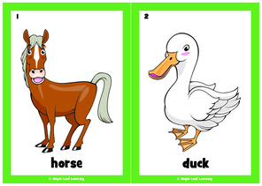 at-the-farm-flashcards