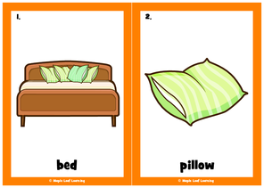 bedroom-flashcards