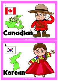 nationality-flashcards