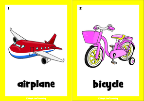 transportation-flashcards