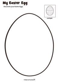 my-easter-egg-worksheet