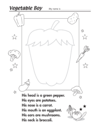 vegetable-boy-worksheet