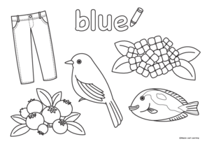 blue-coloring-worksheet