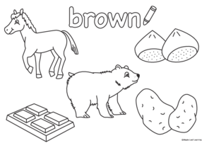 brown-coloring-worksheet