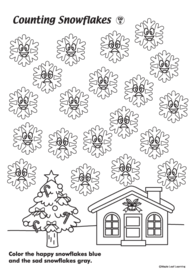 counting-snowflakes-worksheet