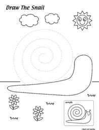 draw-the-snail-worksheet