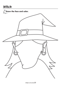 witch-face-worksheet