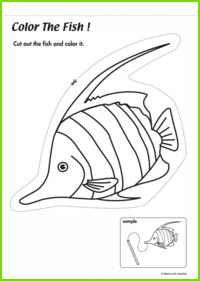 Color the Fish Activity