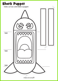 Shark Puppet Craft