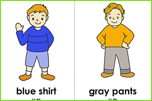 Clothes Song Flashcards | Maple Leaf Learning Library