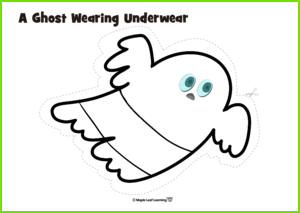 A Ghost Wearing Underwear Activity