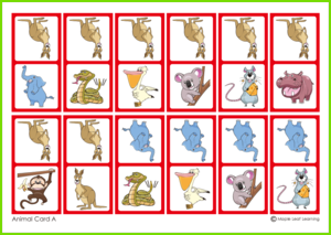 Animal Dominoes Game