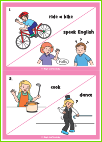 Actions & Verbs Resources