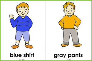 Clothes Song Flashcards