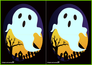 Colorful Ghosts Activity