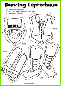 Dancing Leprechaun Craft