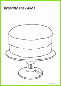 Decorate the Cake Worksheet