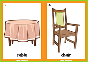 Dining Room Flashcards