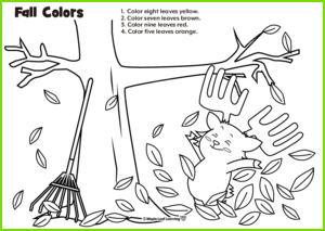 Fall Colors Worksheet