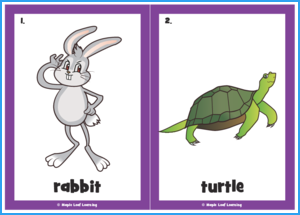 Hop Little Rabbit Song Flashcards