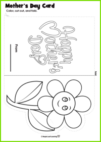 Mother’s Day Card Activity