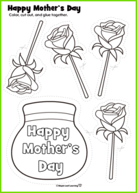 Mother’s Day Flowers Activity